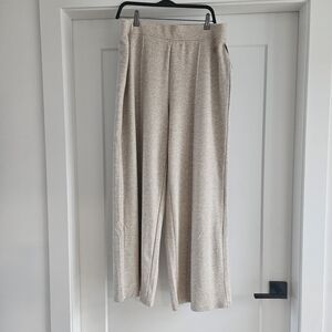 Michael Kors Beige Wide-Leg Stretchy Comfy Pants Size XL